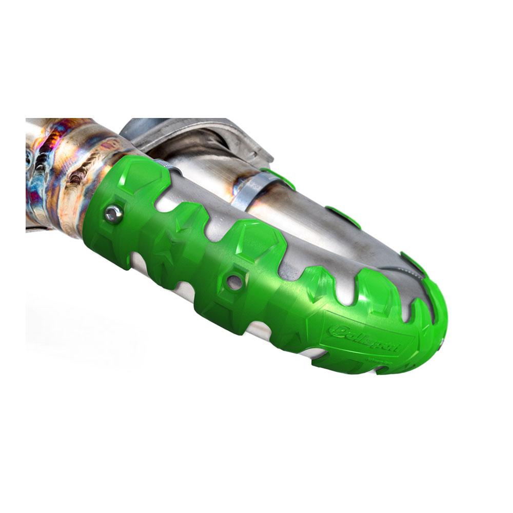 POLISPORT ARMADILLO 4T HEAD PIPE GUARD LONG 40CM - GREEN