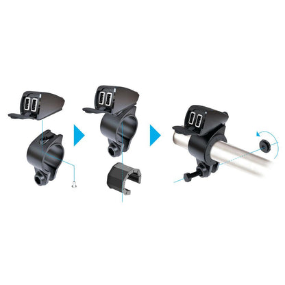 LAMPA TREK DOUBLE USB CHARGER