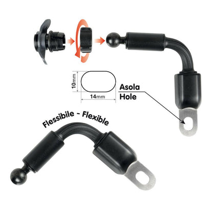 LAMPA MIRROR MOUNT FIXING SYSTEM FOR OPTI-CASE