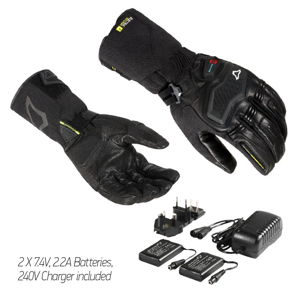 Macna E-Heated Ion RTX Gloves Battery Kit Black
