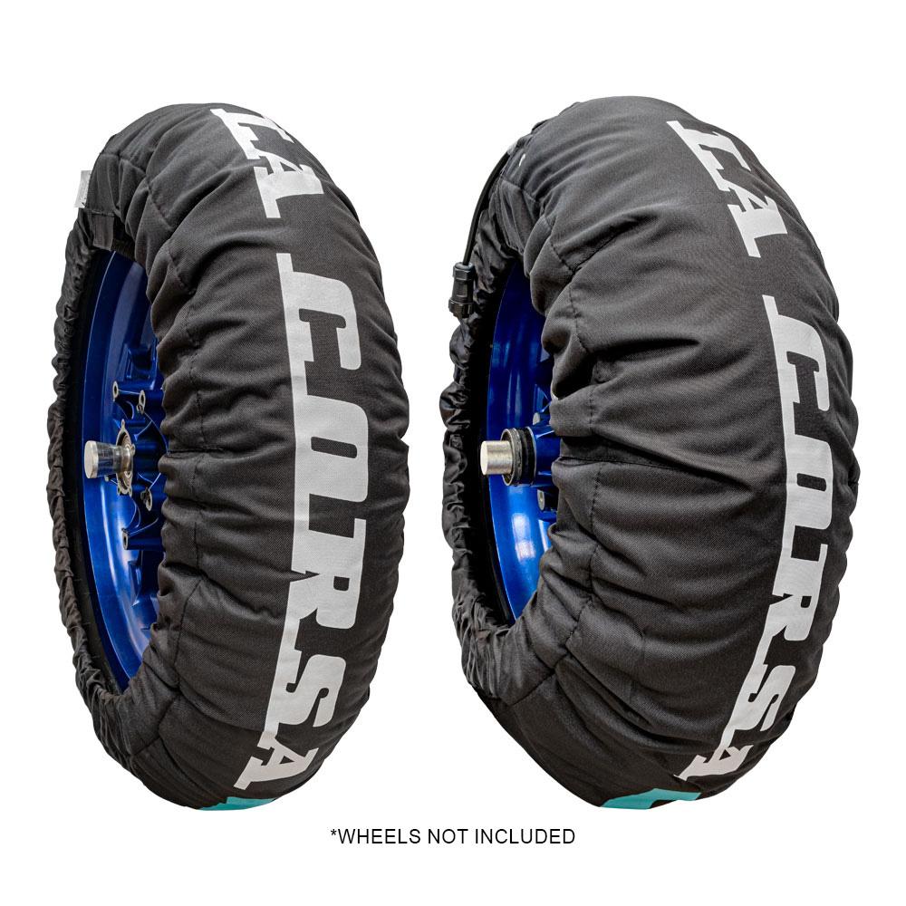 LA CORSA SUPERBIKE DIGITAL TYRE WARMER SET