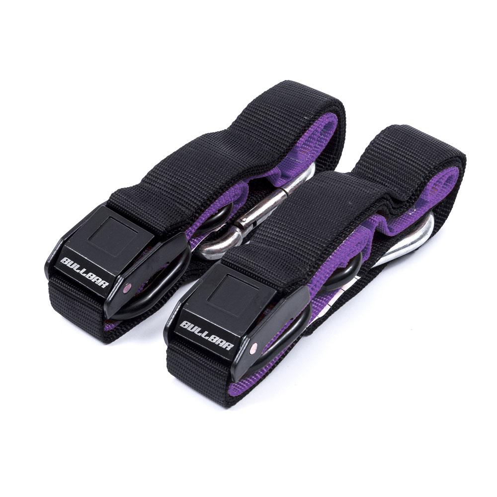 TIE DOWN SET - BULLBAR - PURPLE