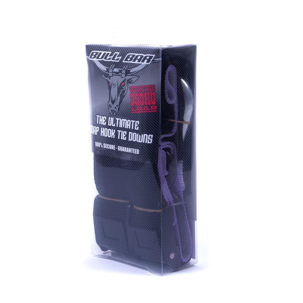 TIE DOWN SET - BULLBAR - PURPLE