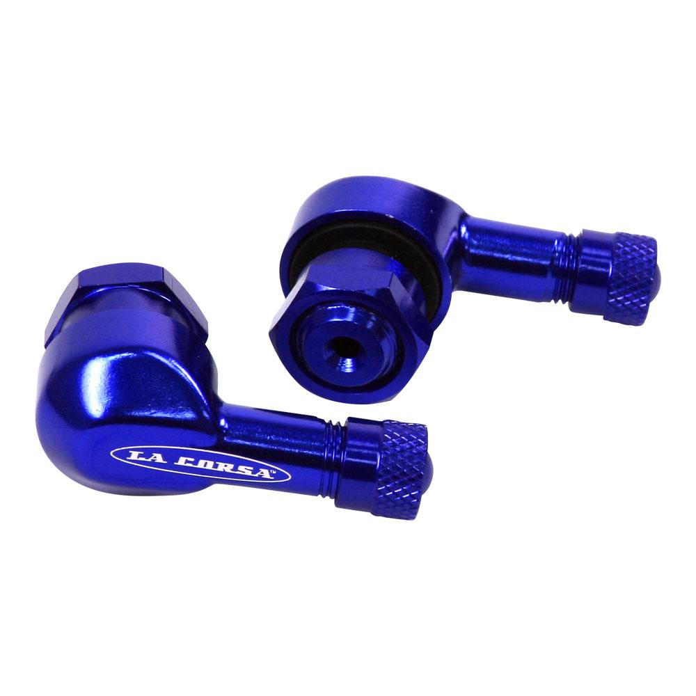 LA CORSA TUBELESS VALVE STEM - BLUE - 11.3MM (PAIR)