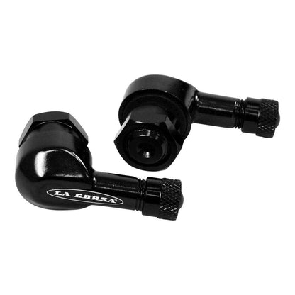 LA CORSA TUBELESS VALVE STEM - BLACK - 11.3MM (PAIR)