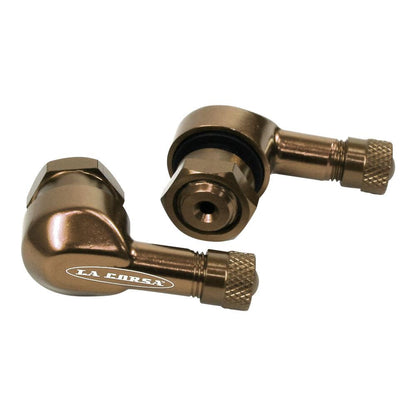 LA CORSA TUBELESS VALVE STEM - TITANIUM - 11.3MM (PAIR)