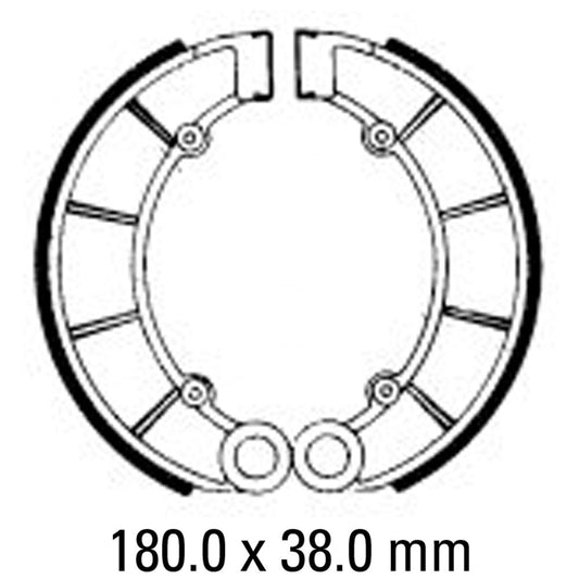 FERODO Brake Shoe Set - FSB710