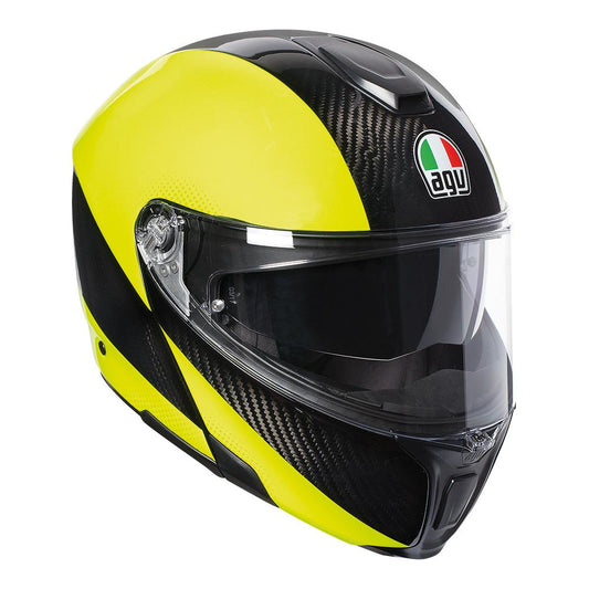 AGV SPORTMODULAR - HI-VIS CARBON/YELLOW