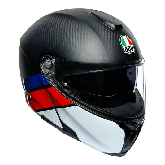 AGV SPORTMODULAR - LAYER CARBON/RED/BLUE
