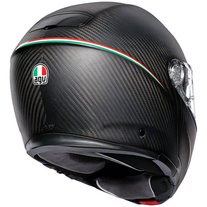 AGV SPORTMODULAR - TRICOLORE MATT CARBON/ITALY