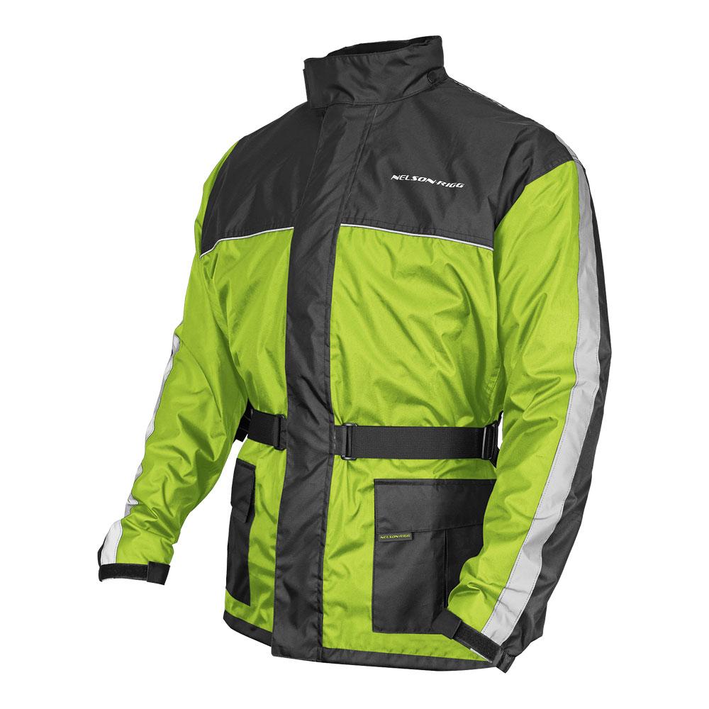 Nelson-Rigg Solo Storm Rain Jacket High Viz Yellow/Black