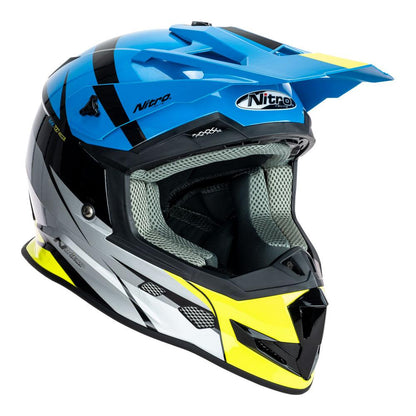 NITRO MX700 YOUTH RECOIL BLUE/BLACK/GREY/FLURO