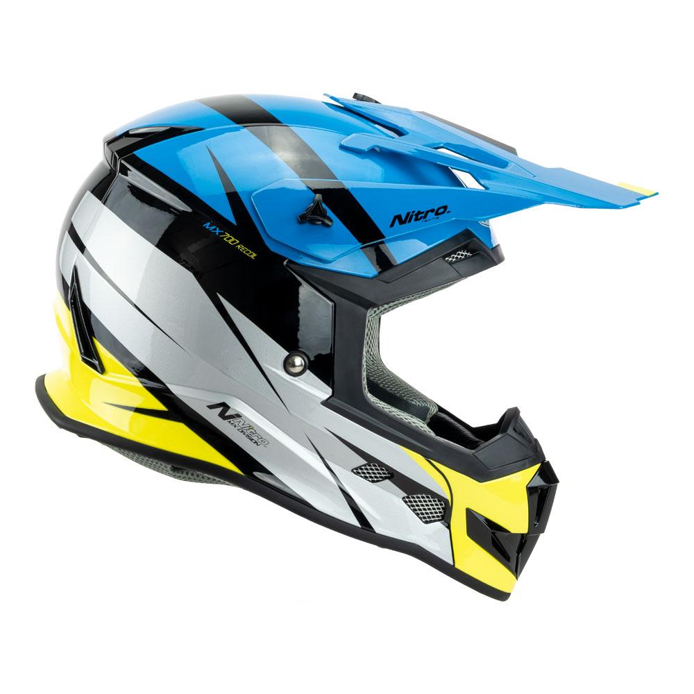 NITRO MX700 YOUTH RECOIL BLUE/BLACK/GREY/FLURO