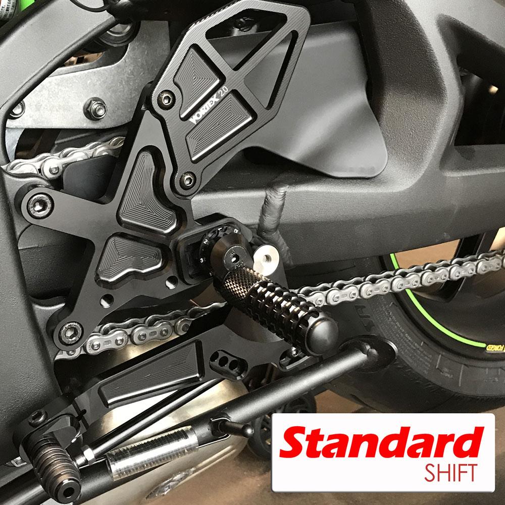 VORTEX - REARSETS : KAWASAKI ZX-10R / RR 16-20
