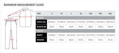 Nelson-Rigg Rain Jacket SR6000 Black